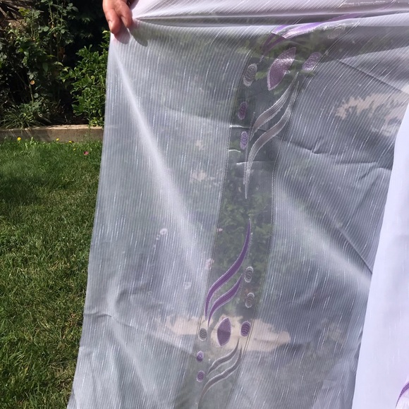 New Light Lavender Curtain Fabric - Picture 2 of 3